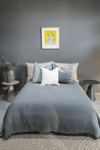 Cargar imagen en el visor de la galería, Colcha Gris Oxford De Gasa 100% Algodón