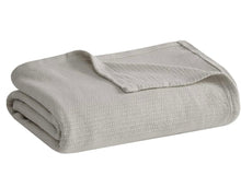 Cargar imagen en el visor de la galería, Colcha Gris Estructura 100% Algodón