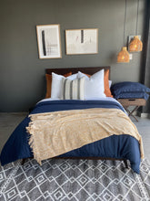 Cargar imagen en el visor de la galería, Funda de Duvet Azul Marino