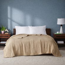 Cargar imagen en el visor de la galería, Colcha Caqui Estructura 100% Algodón
