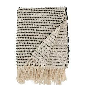 Frazada Crema con puntos Camel