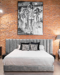 Funda de Duvet Gris Claro