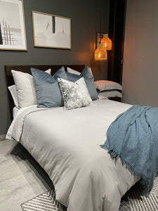 Funda de Duvet Gris Claro
