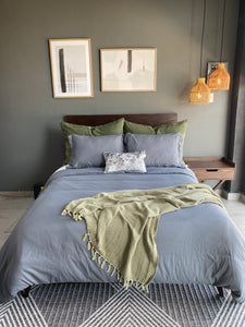 Funda de Duvet Gris Oxford